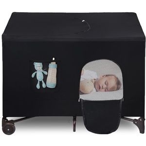 Pack and play blackout cover